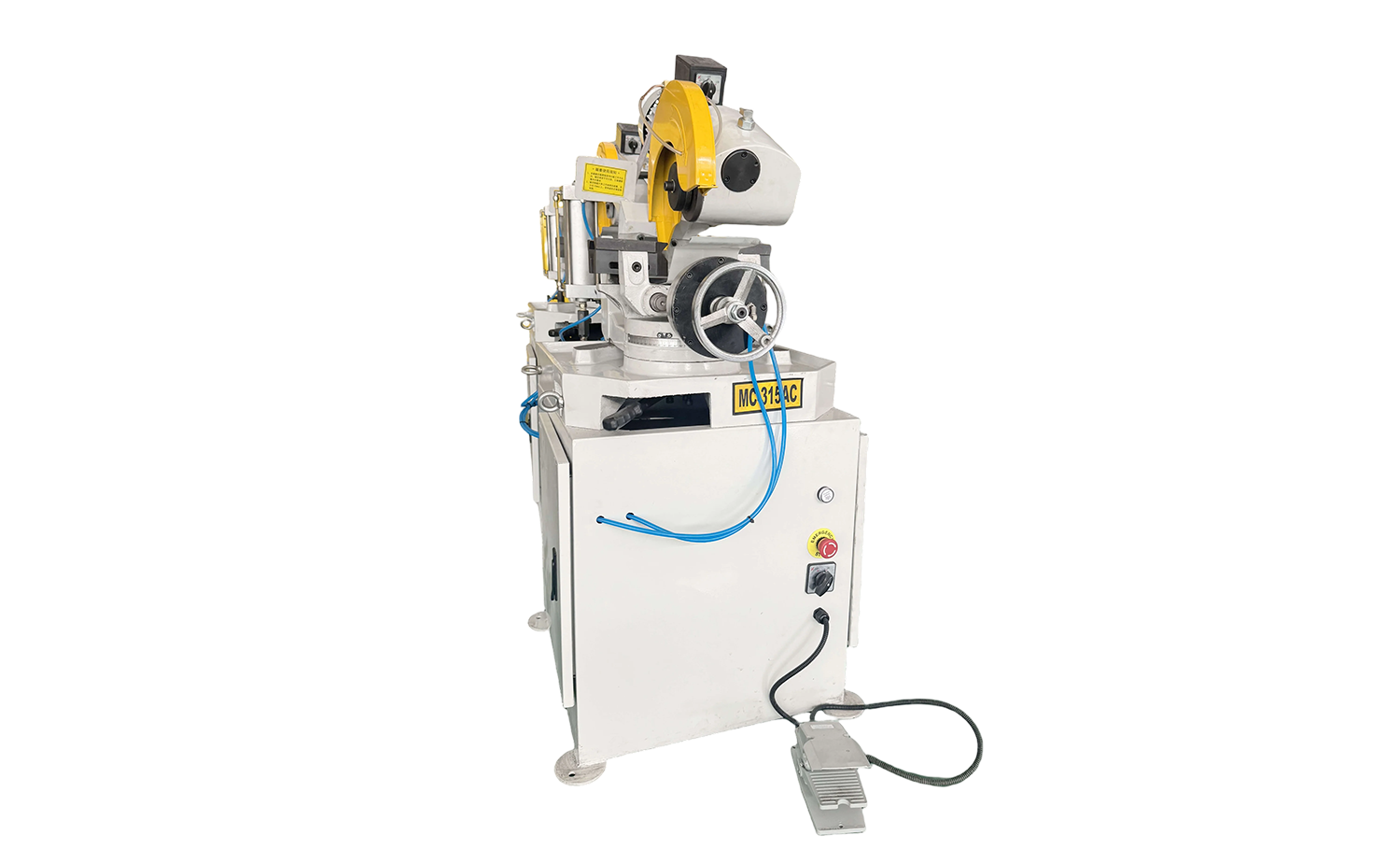 Machine de découpe de tuyaux semi-automatique pneumatique série AC