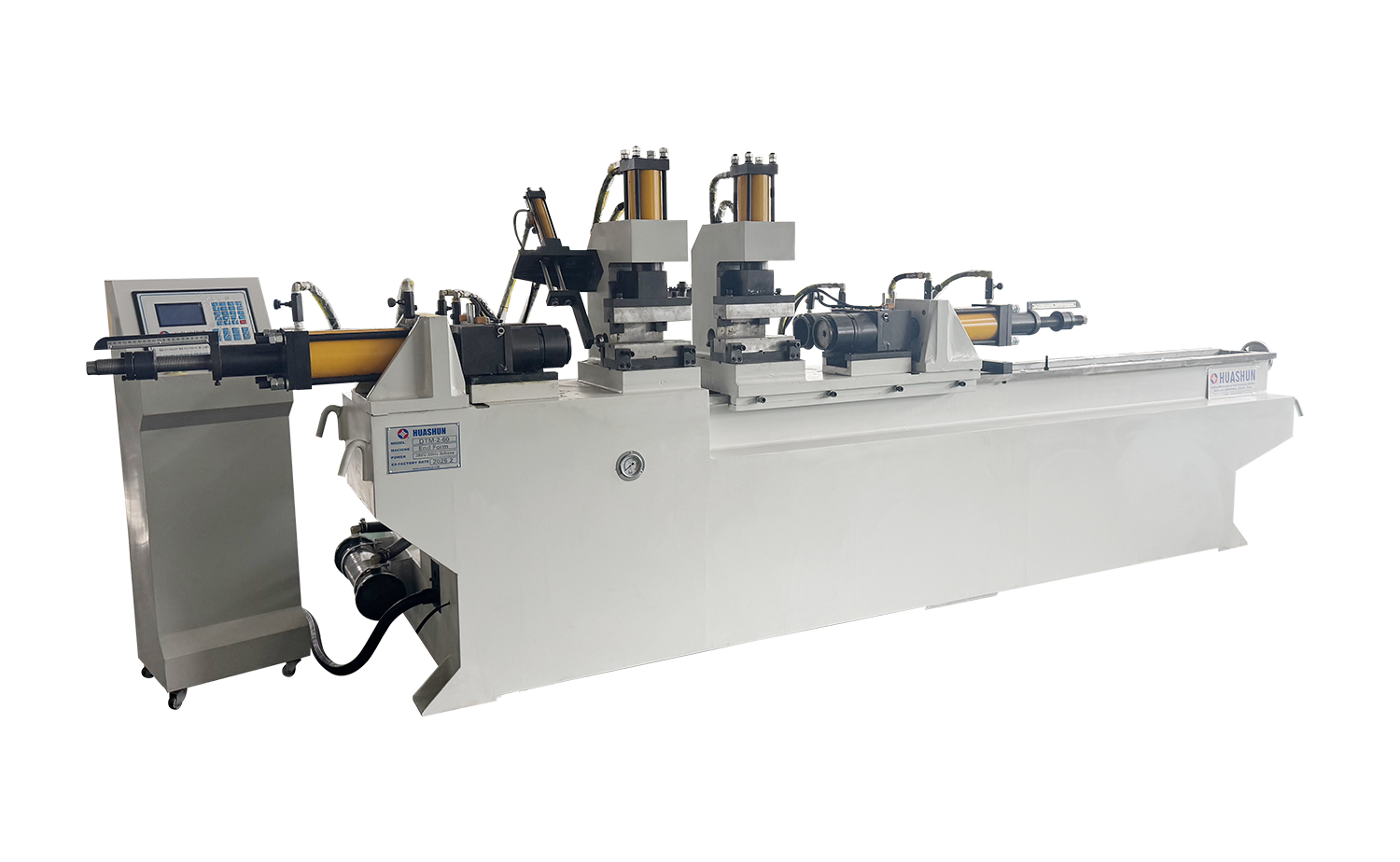 Machine de formage d'extrémité de tube hydraulique à double tête haute efficacité DTM40
