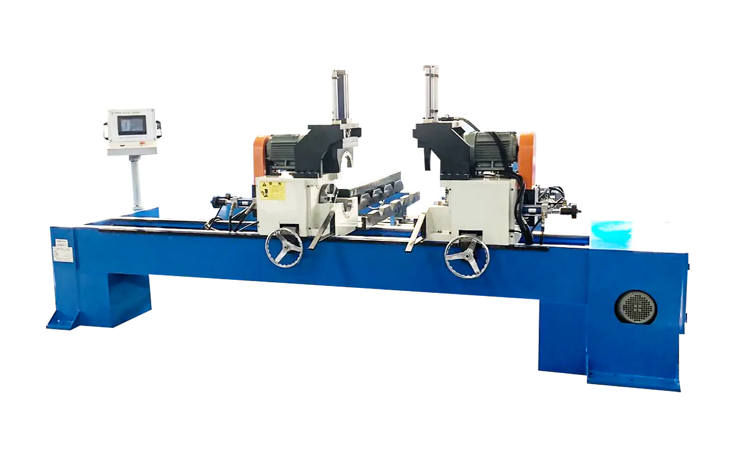 Machine de chanfreinage de tube à double tête semi-automatique à grande vitesse série DEF SM