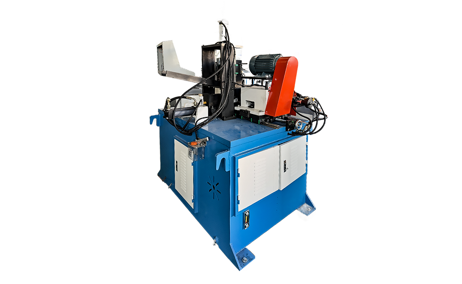 Machine de chanfreinage de tubes servo DEF50PVS pour tubes courts en métal et PVC
