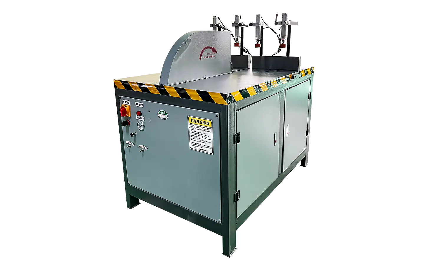 Machine de découpe d'aluminium semi-automatique ES550 pour grands profilés et tubes