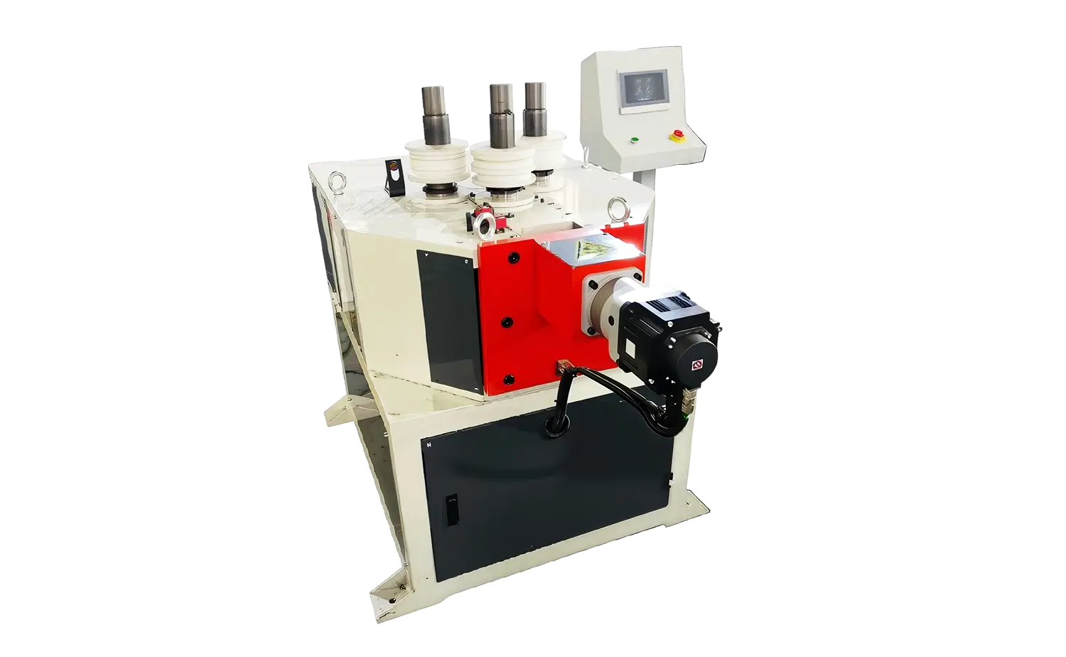 Machine à cintrer les rouleaux de tubes série CNC pour profilés métalliques
