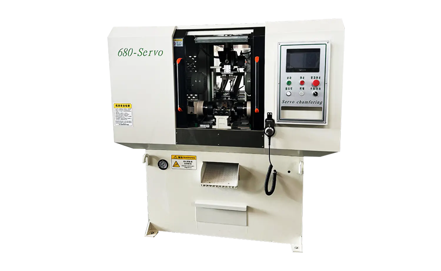 Machine de chanfreinage de tube à double tête servo à vitesse rapide série DEF680CNC
