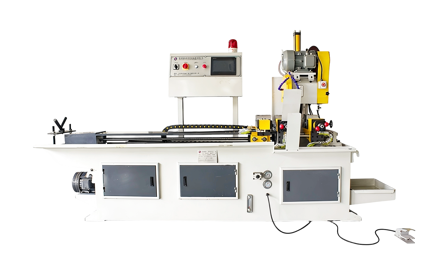 Machine de découpe de tubes d'alimentation servo entièrement automatique série CNC