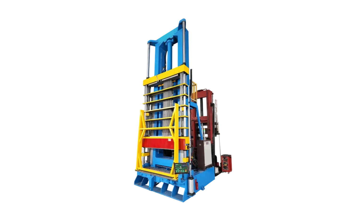 Machine d'expansion de tube vertical à changement rapide